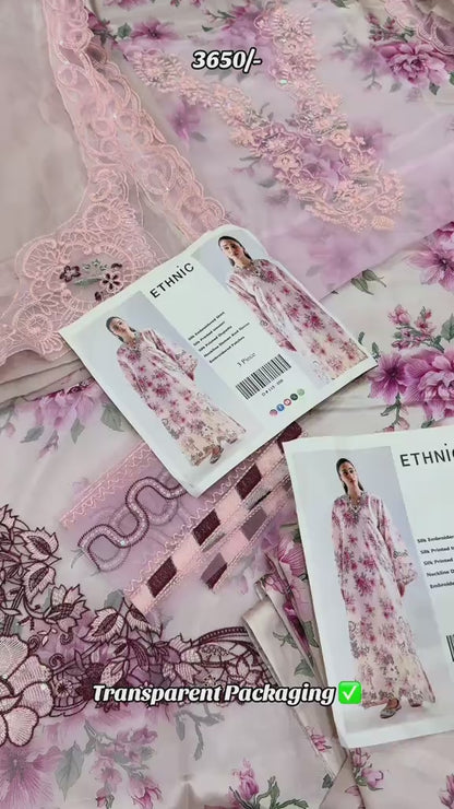 Ethnic Silk Embroidered 3pc Article D#115-208