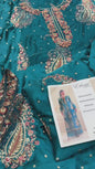 Silk Embroidered 2pc Article zinc colour Cary design