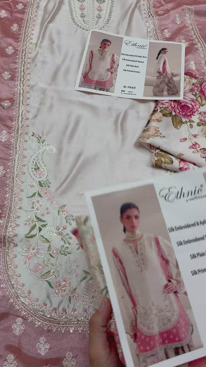 Ethnic Silk Embroidered 2pc
