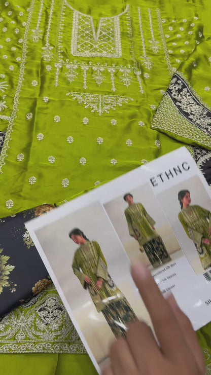Silk Embroidered 2pc Article