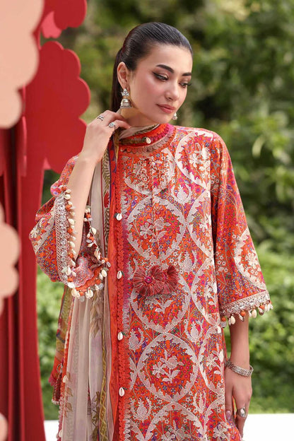 Ethnic 3pc ARTICLE EMBROIDERED LAWN DRESS