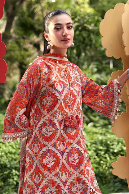 Ethnic 3pc ARTICLE EMBROIDERED LAWN DRESS