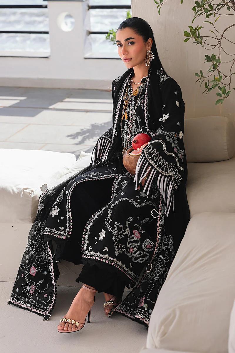 Qalamkar Luxury Embroidered 3pc Article