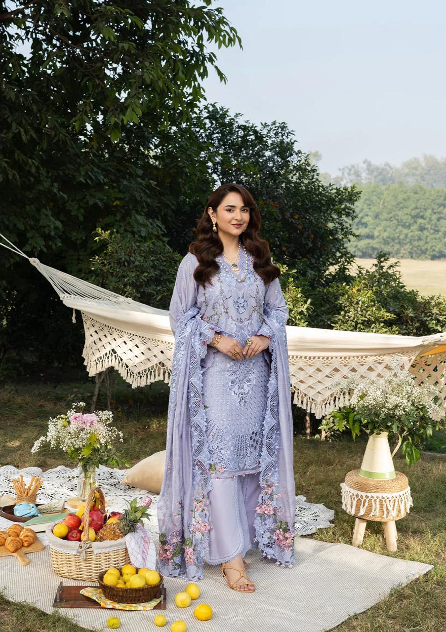 ELAF LUXURY EMBROIDERED LAWN 3 PC DRESS