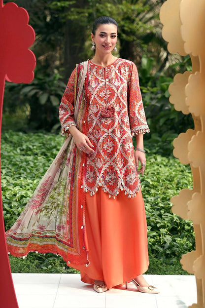 Ethnic 3pc ARTICLE EMBROIDERED LAWN DRESS