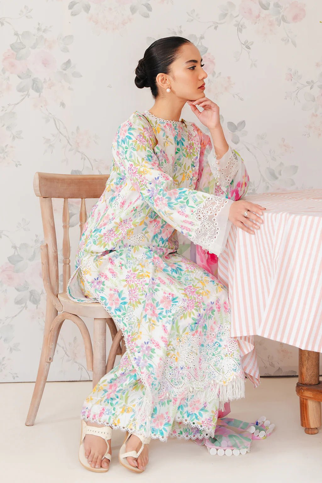 Afrozeh Lawn 3pc