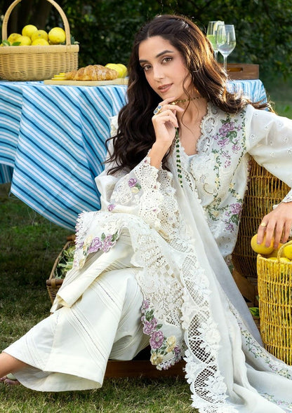 LUXURY EMBROIDERED LAWN 3 PC LAWN DRESS