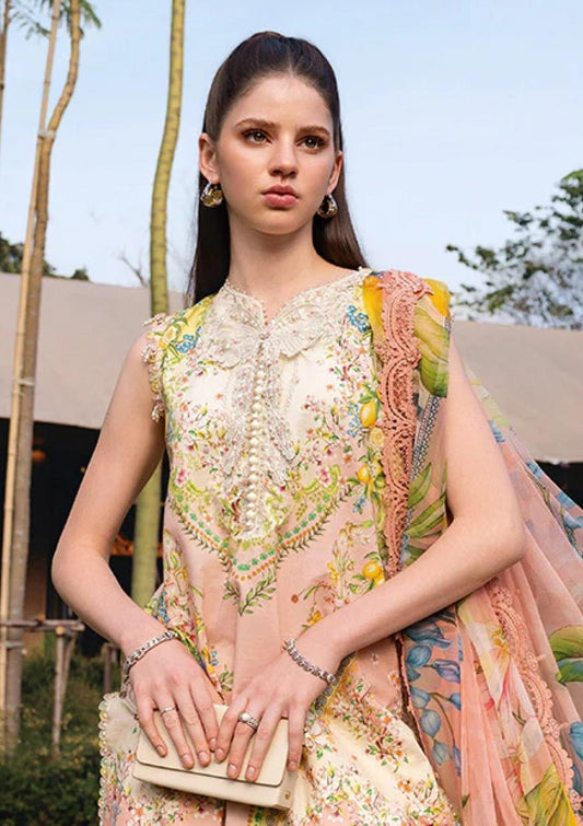 Lawn Fabric 3pc Embroidered