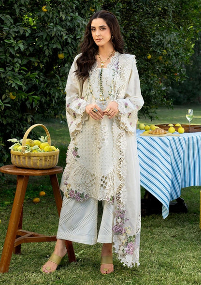 LUXURY EMBROIDERED LAWN 3 PC LAWN DRESS