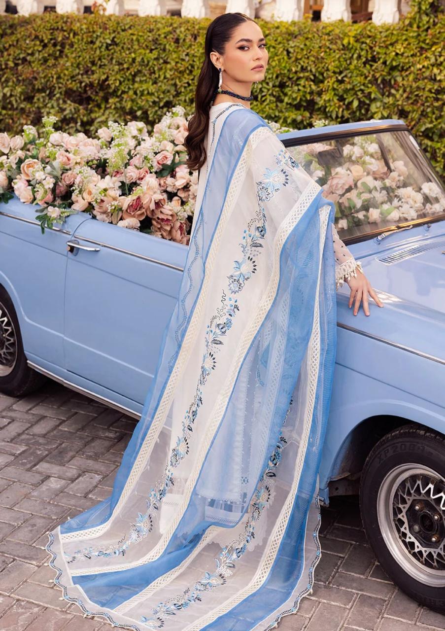 Aden libas 3pc Embroidered Luxury Lawn