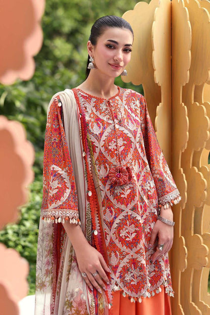 Ethnic 3pc ARTICLE EMBROIDERED LAWN DRESS
