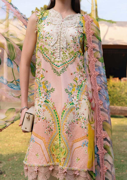Lawn Fabric 3pc Embroidered
