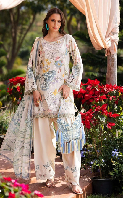 MARIA B. CHIKANKARI PRINTED LAWN 3 PC