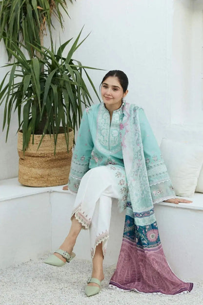 Luxury Embroidered dress Lawn 3pc