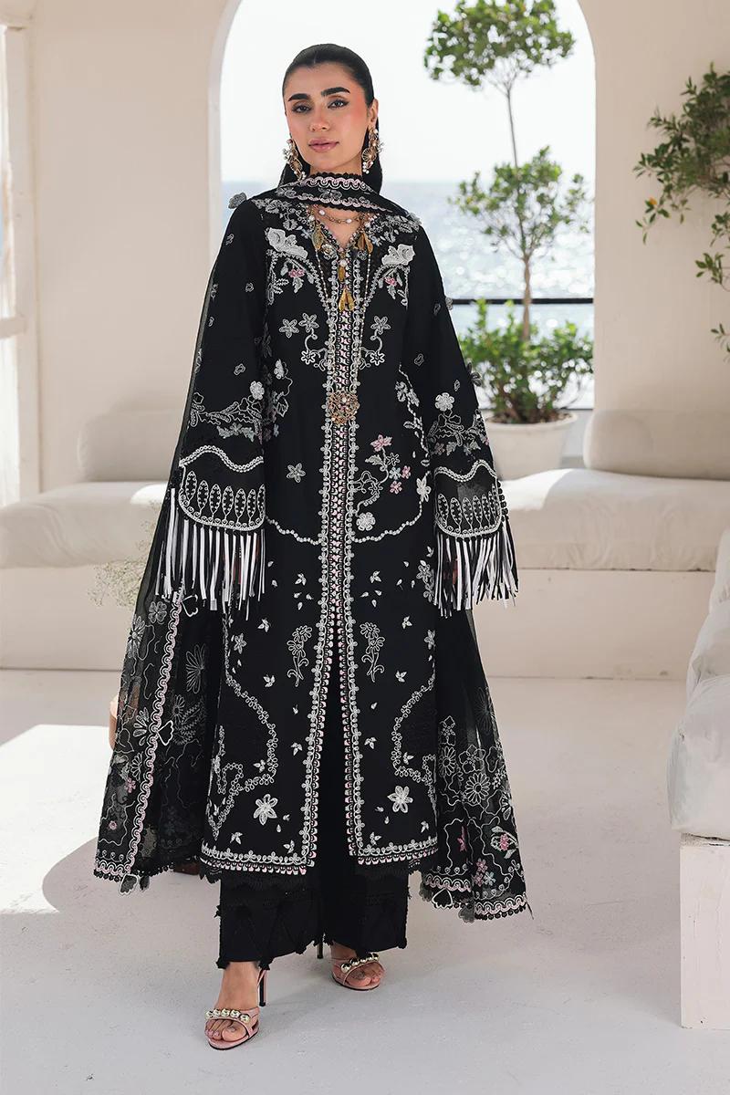 Qalamkar Luxury Embroidered 3pc Article