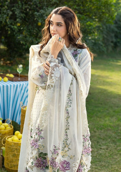 LUXURY EMBROIDERED LAWN 3 PC LAWN DRESS