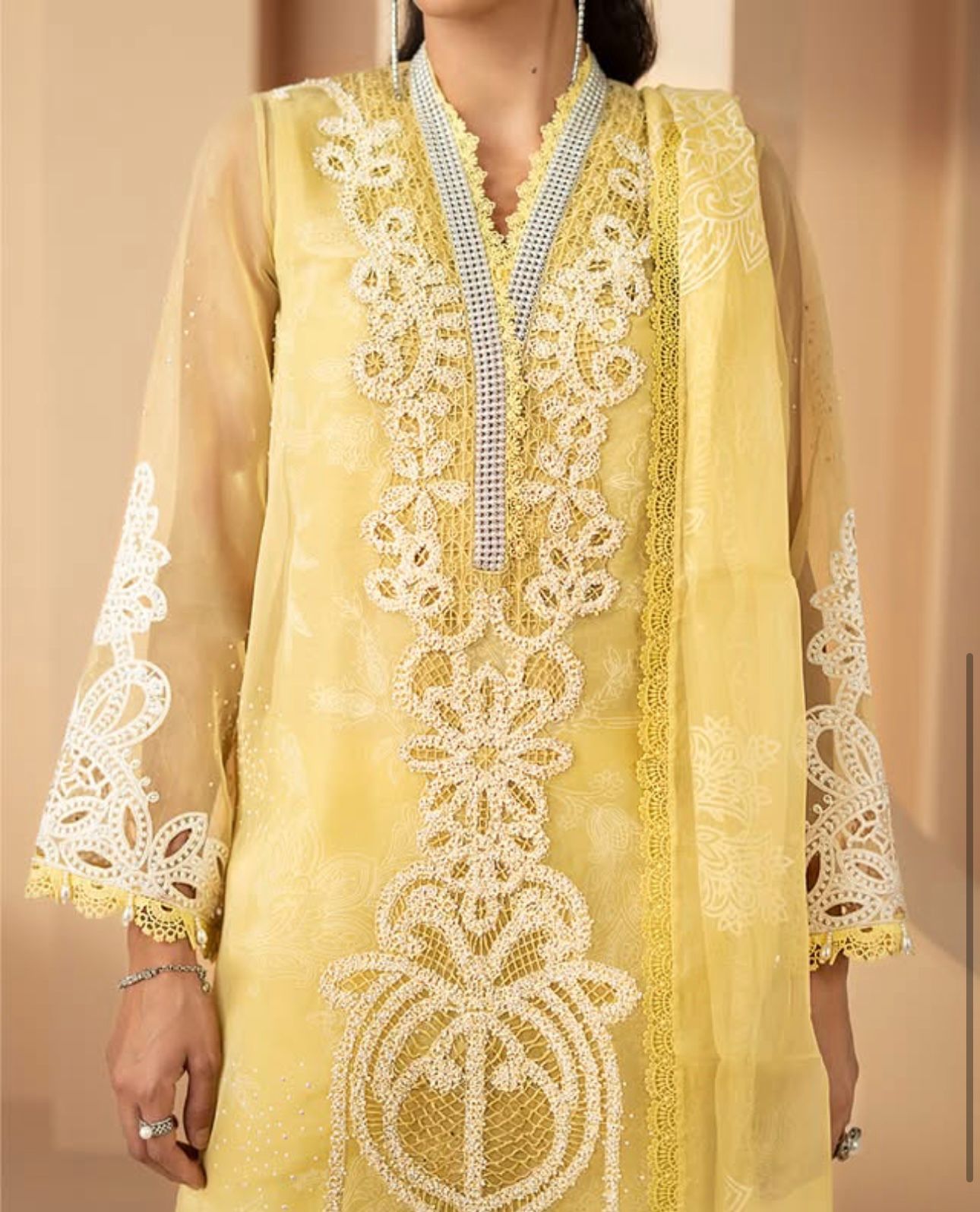 LUXURY EMBROIDERED LAWN 3 PC LAWN ARTICLE