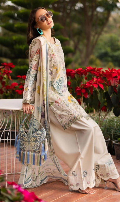 MARIA B. CHIKANKARI PRINTED LAWN 3 PC