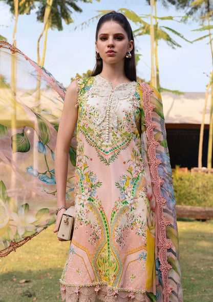 Lawn Fabric 3pc Embroidered