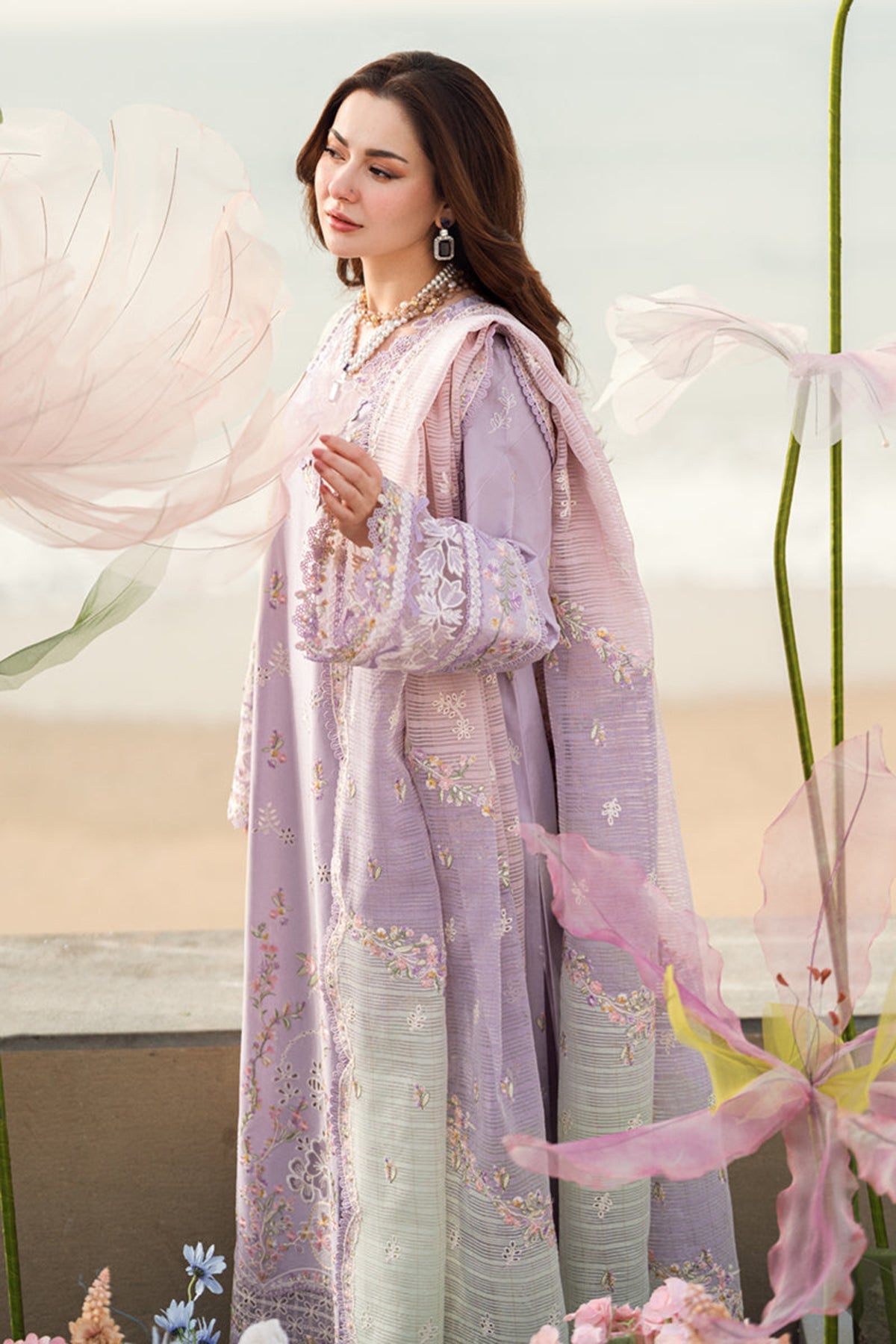 Qalamkar Luxury Lawn 3pc