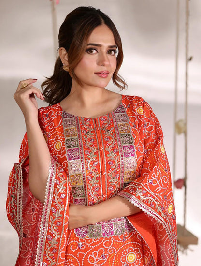 Aneelas Printed Lawn 3 Pc